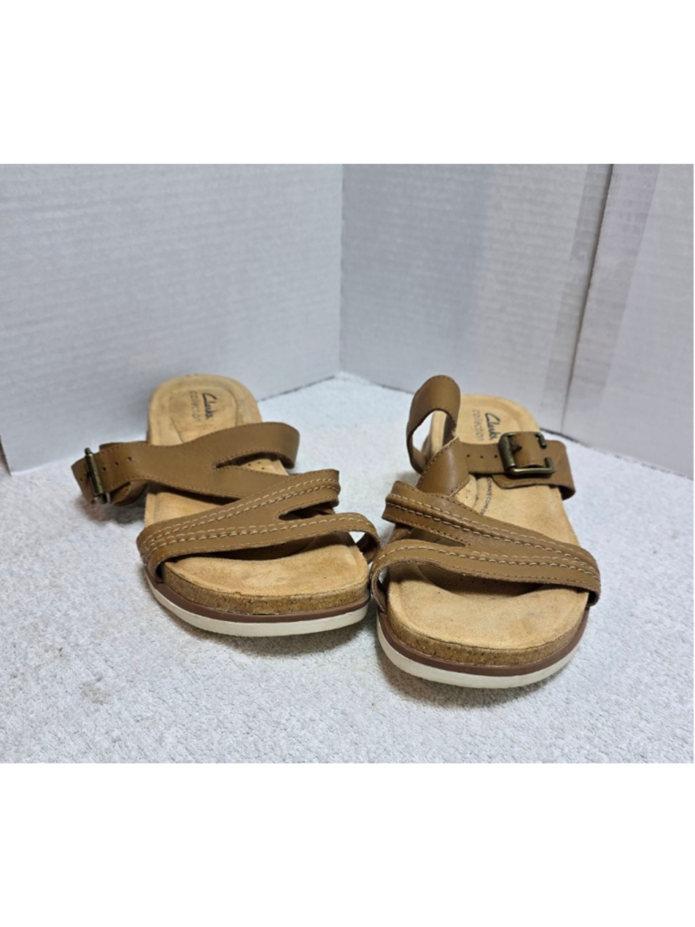 Women's Clarks Collection Brown Sandals Size 9